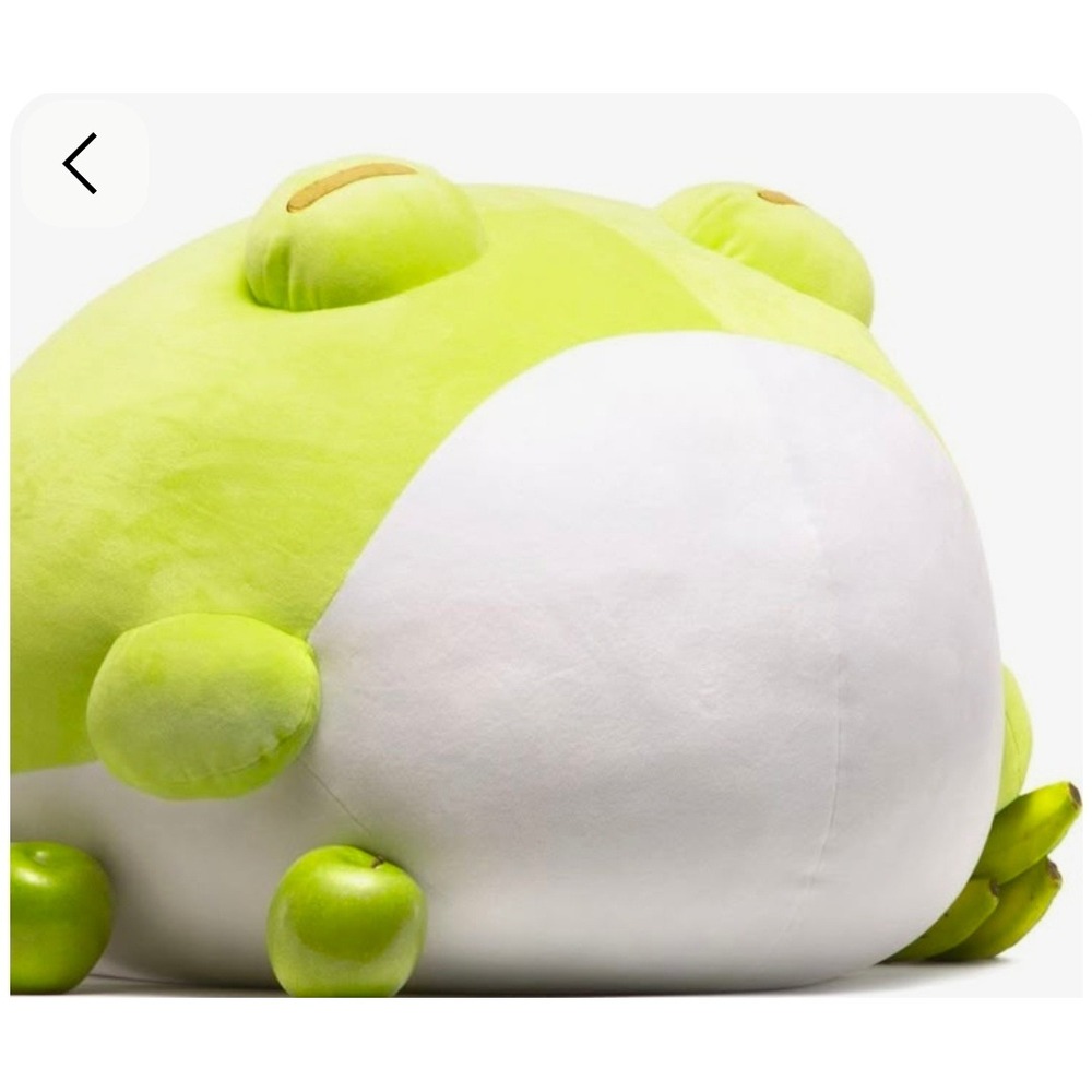 Fluffnest Puffpals Retired Mega Bean Frog Large Green Plush Toy